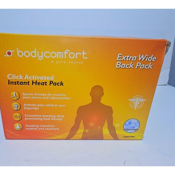 BodyComfort Re-usable Heat Pack Extra Wide Back Pack Latex Free - Picture 1 of 5